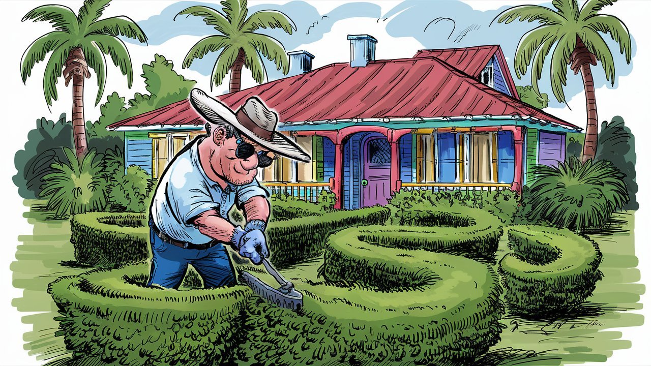 trimming hedges for pest prevention