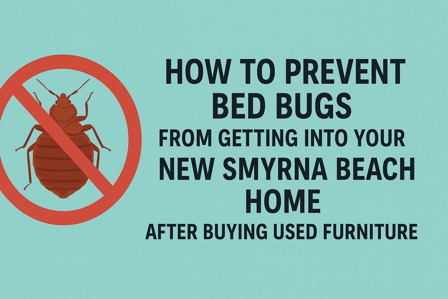 Read more about the article How to Prevent Bed Bugs from Getting Into Your New Smyrna Beach Home After Buying Used Furniture
