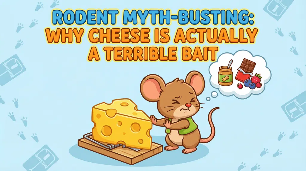 Rodent Myth-Busting: Why Cheese is a Terrible Bait